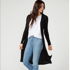 Beyond Yoga Your Line Button Duster Long Sweater or Dress Size Small